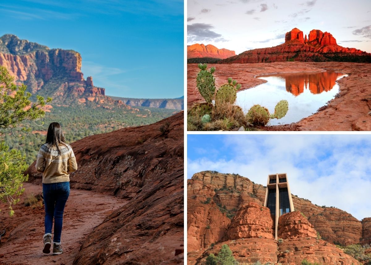 Collage of Images from Sedona, Arizona.
